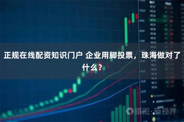 正规在线配资知识门户 企业用脚投票，珠海做对了什么？